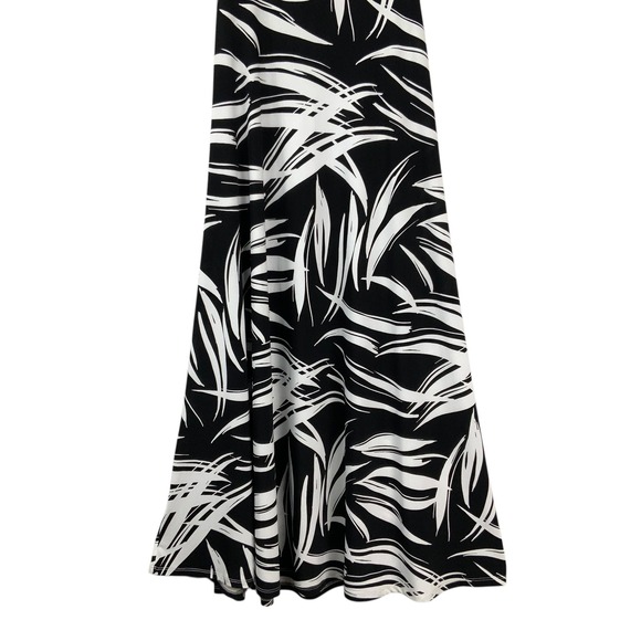 Last Tango Palm Leaf Print Maxi Dress Size M Strapless Poly Spandex Boho NWT - Picture 6 of 10